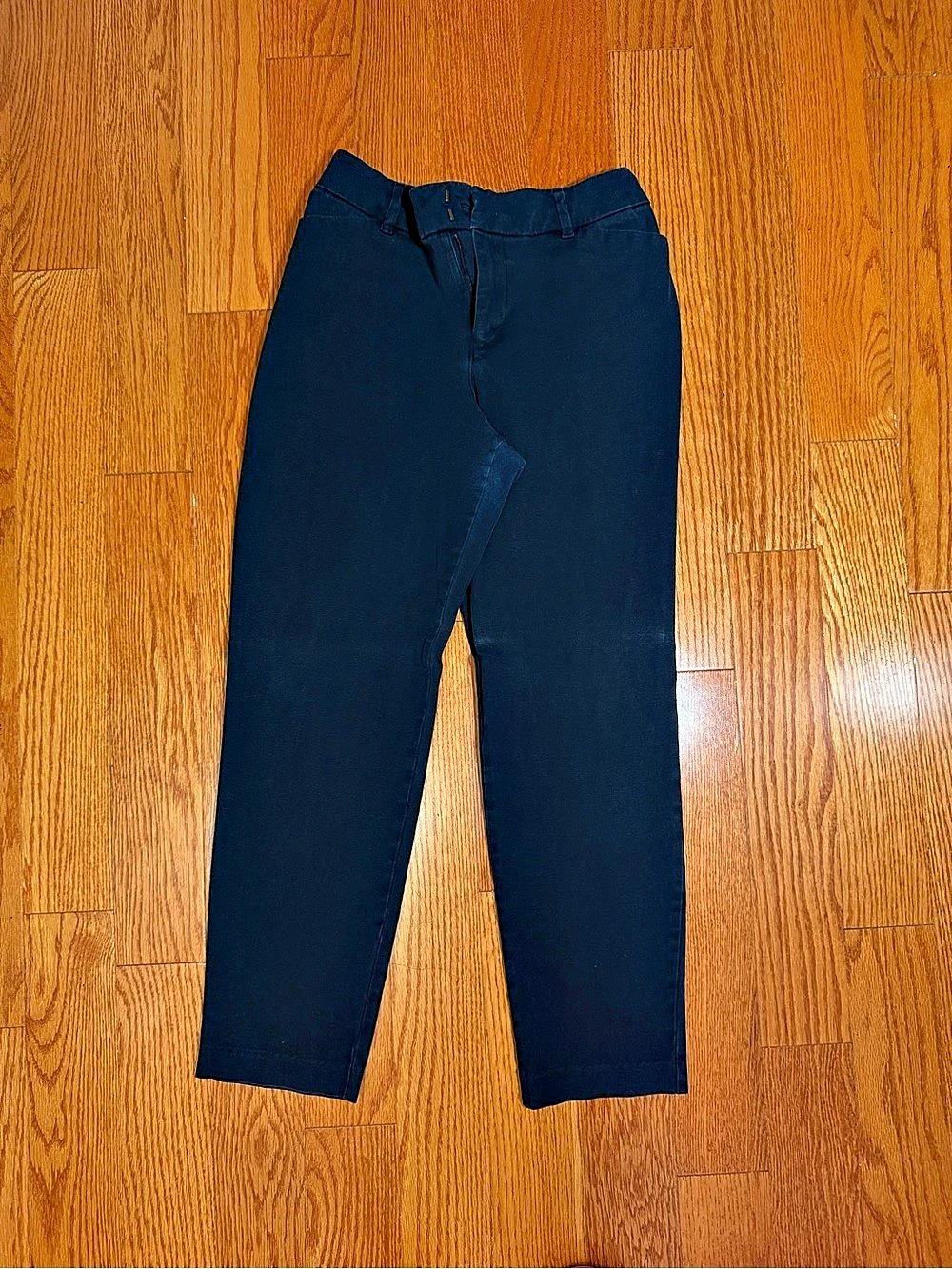 Old Navy Pixie Never Fade Pants Straight Leg Pants Black - Size 12